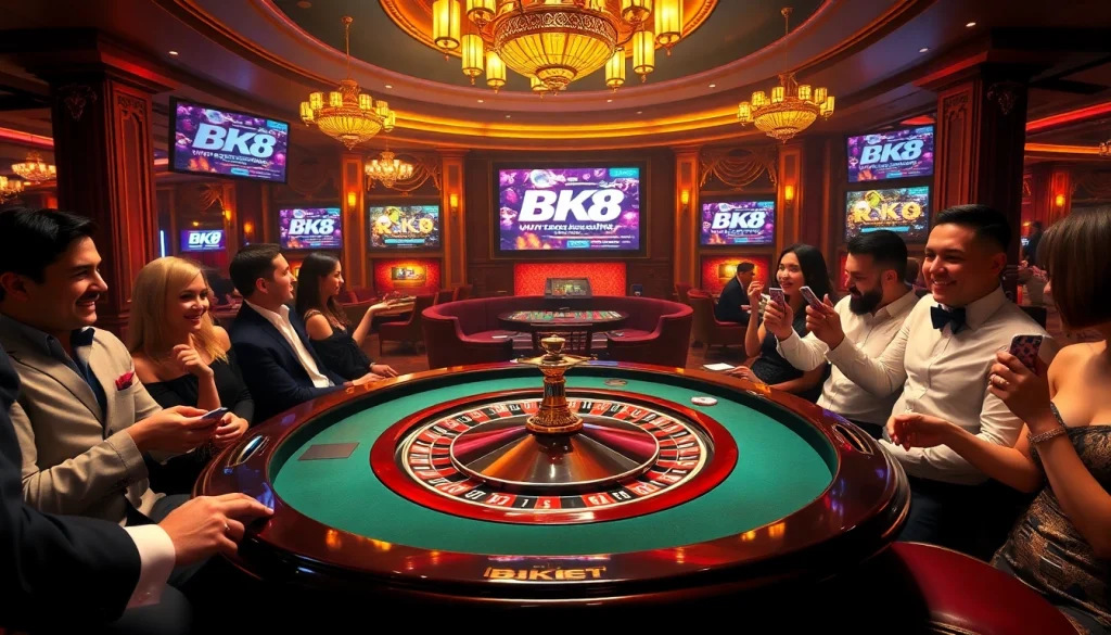 Experience excitement at BK8's luxurious casino with vibrant gameplay and thrilling atmosphere.