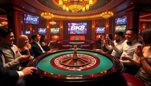 Experience excitement at BK8's luxurious casino with vibrant gameplay and thrilling atmosphere.