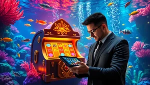 Bắn cá đổi thưởng themed underwater casino featuring vibrant visuals and player engagement.