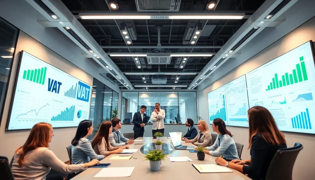 VAT Services in UAE consultation in a modern Dubai office.