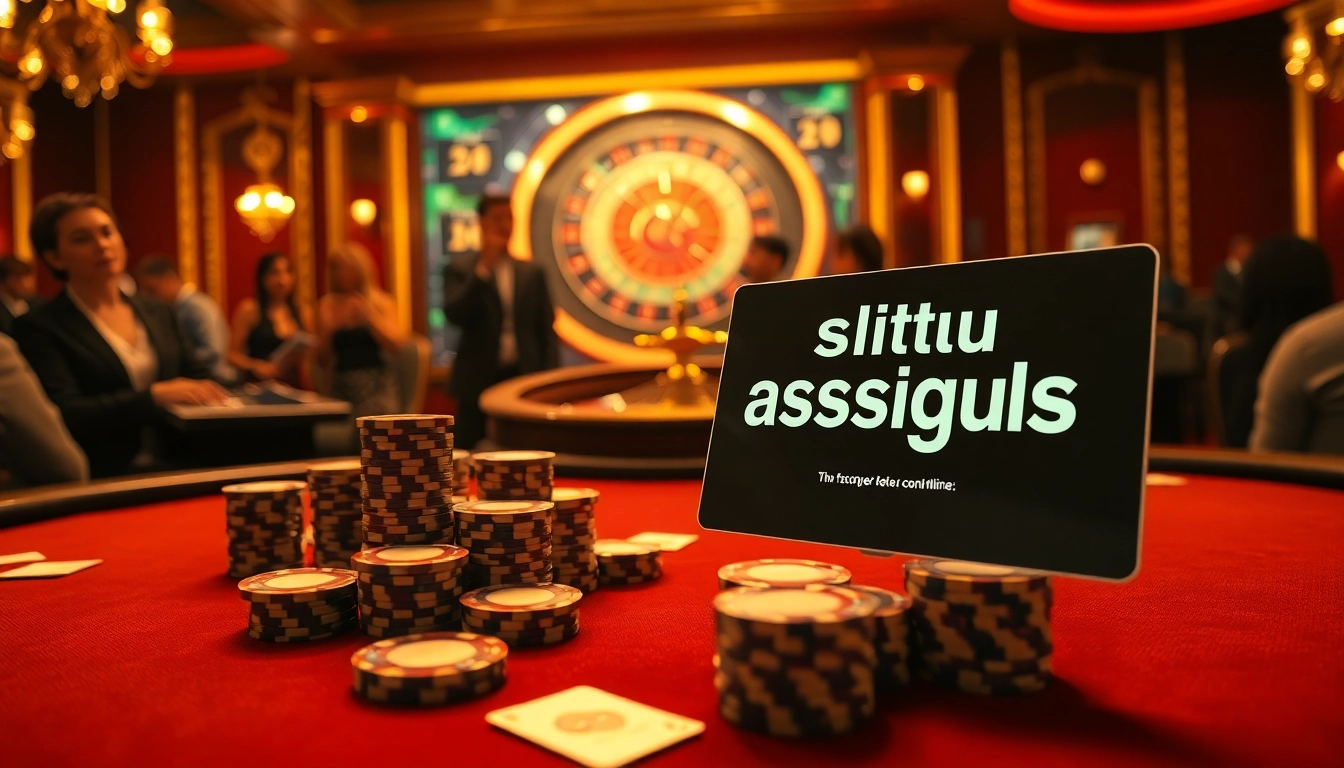 Experience the thrill of winning at situs aresgacor with an exciting casino scene.